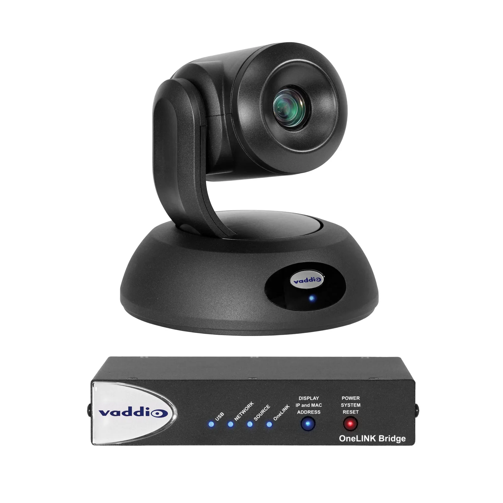 Vaddio RoboSHOT Video Conferencing Camera - 60 fps - Black - 1920 x 1080 Video - Exmor R CMOS Sensor 99999630200 999-99630-200 Webcam