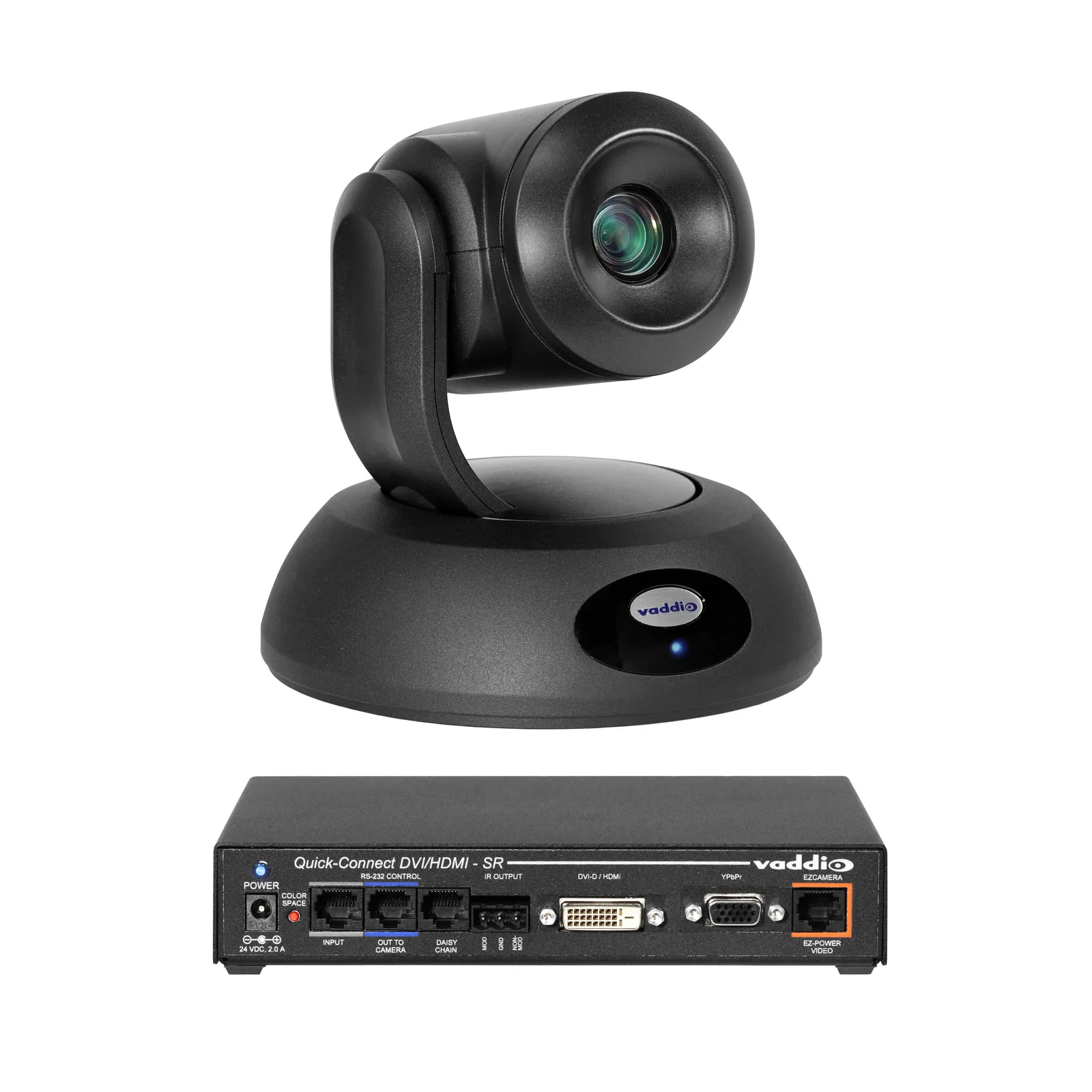 Vaddio RoboSHOT Video Conferencing Camera - Black - Network (RJ-45) 999-99160-000 99999160000 Webcam