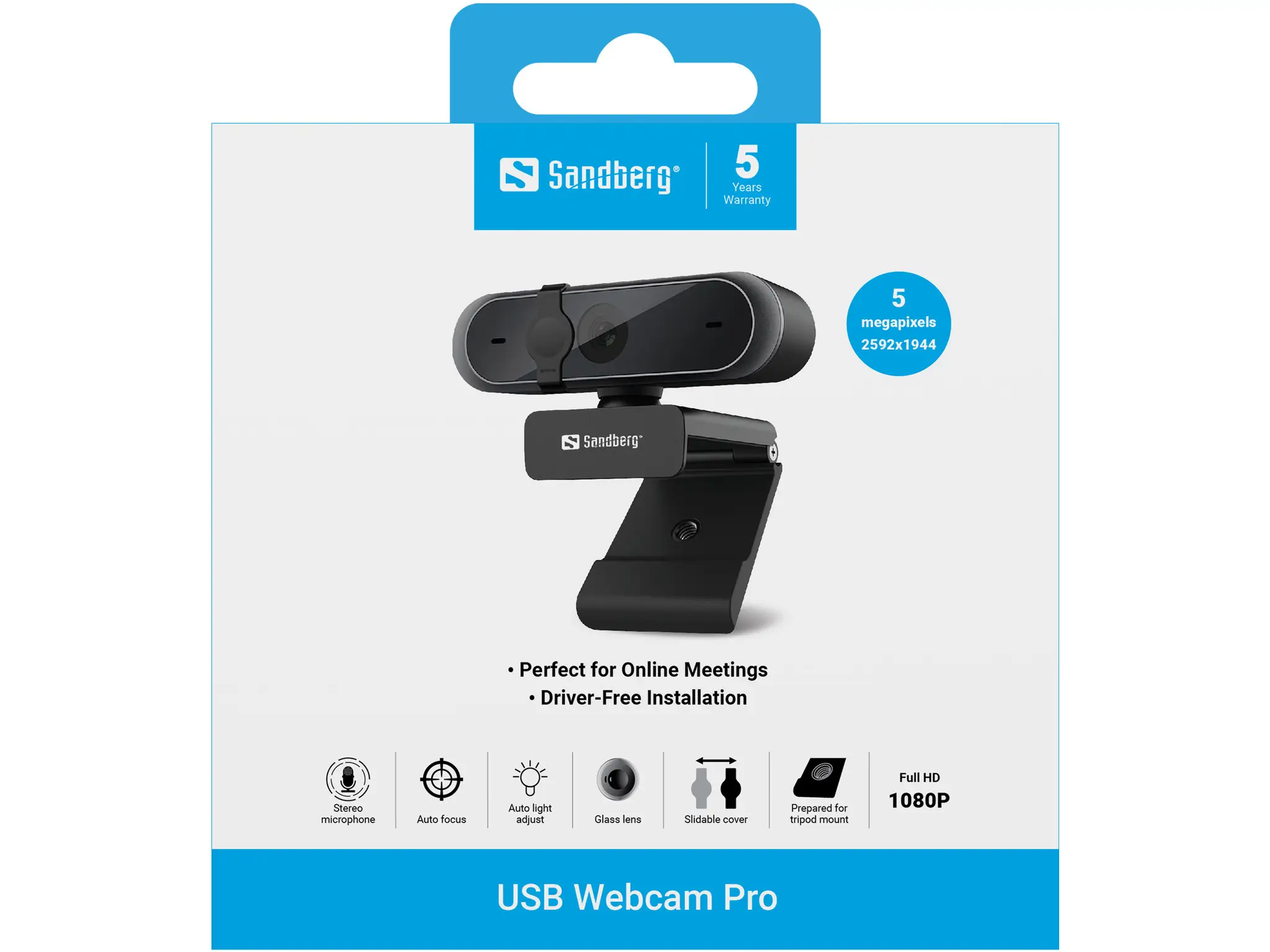 Sandberg USB Webcam Pro 133-95 Thumbnail 4
