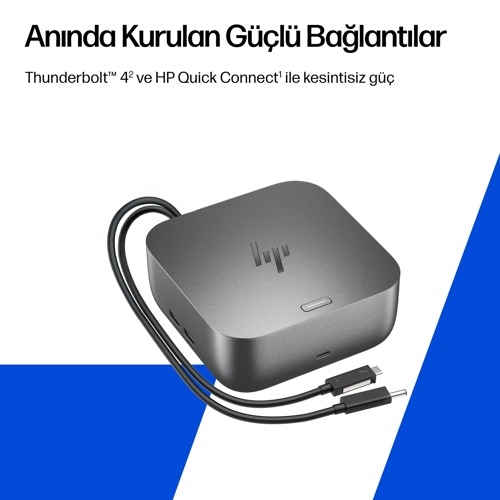 HP Thunderbolt 4 Ultra 280 W G6 Yerleştirme İstasyonu AW5M5UT#ABA Thumbnail 7