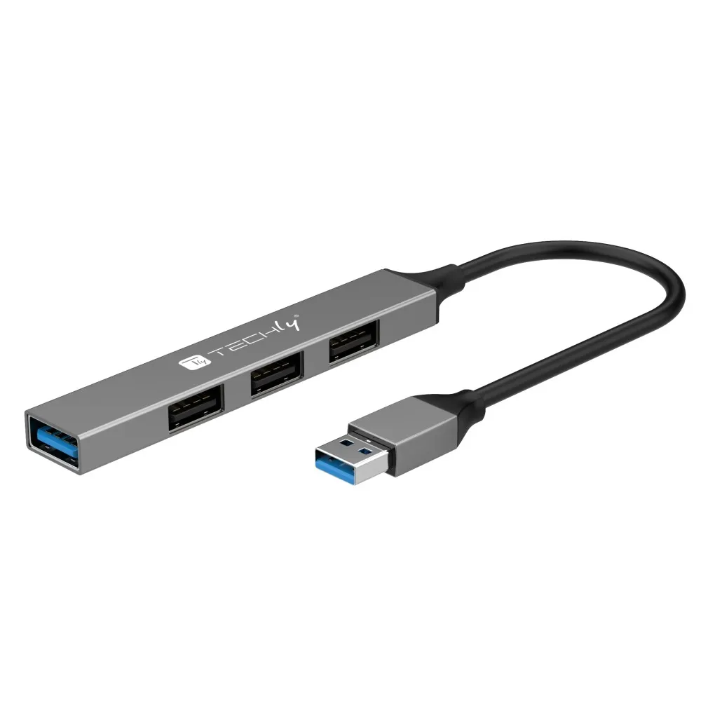 Techly IUSB32-HUB4A-3U2SLS Yanaşma Aygıtı