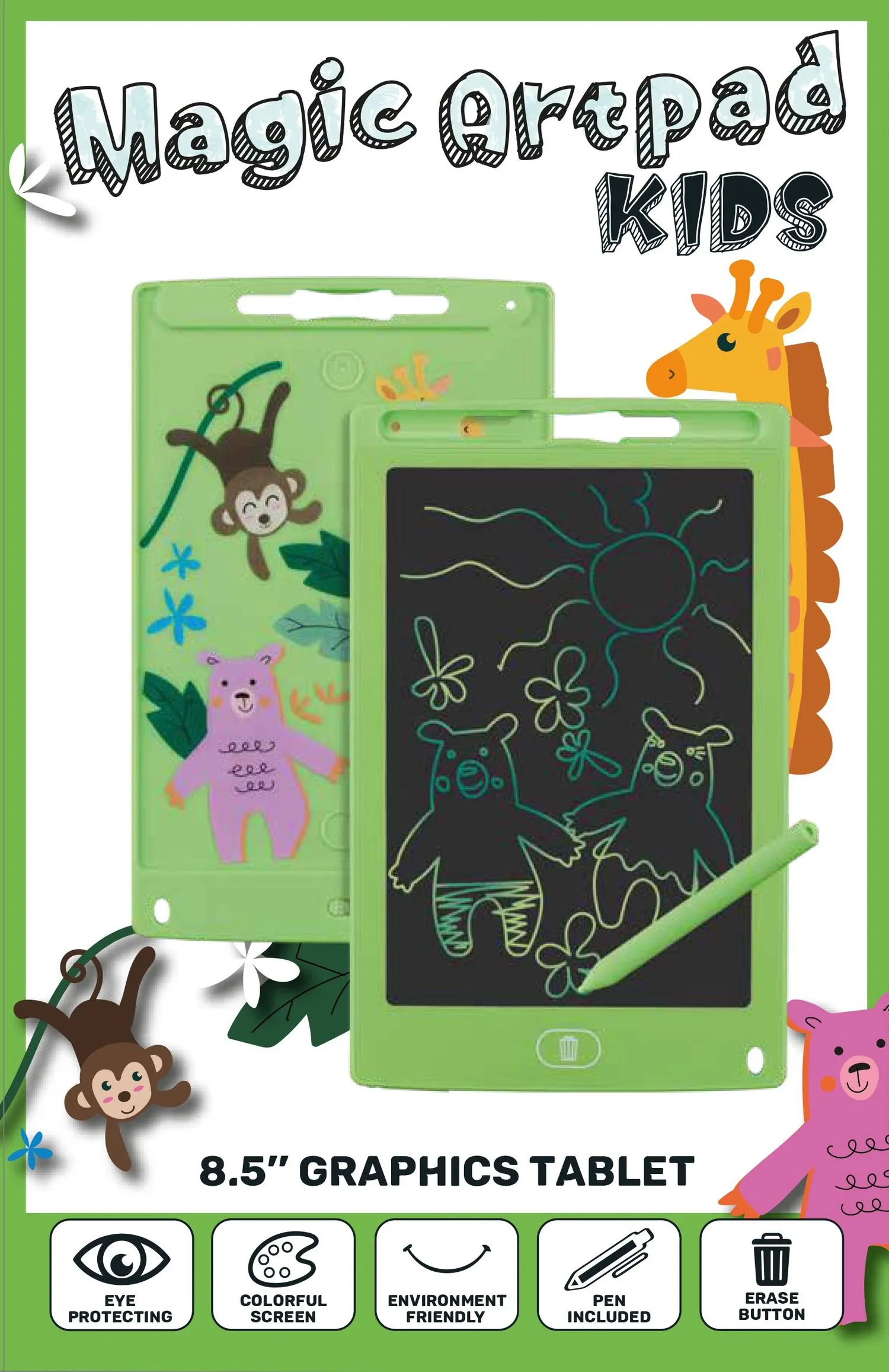 Tech Pop GRAPHICTABLETKIDG Yazı Tabletleri
