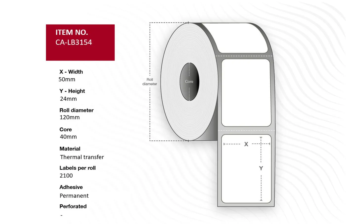 Capture CA-LB3154 Yazıcı Bandrolleri