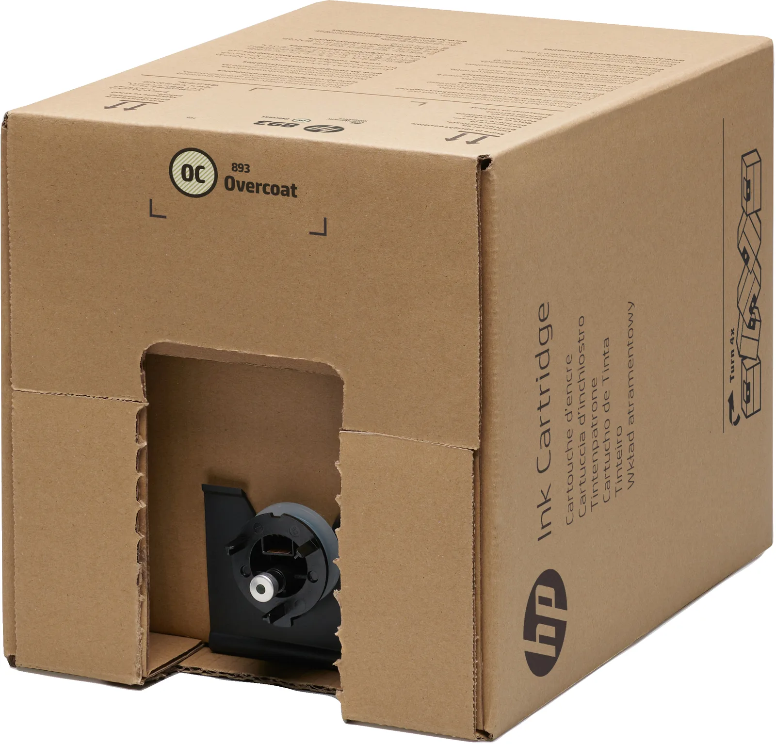 HP 893 10L-liter Overcoat B Latex Ink Cartridge 9J0R9A Yazıcı Başlıkları