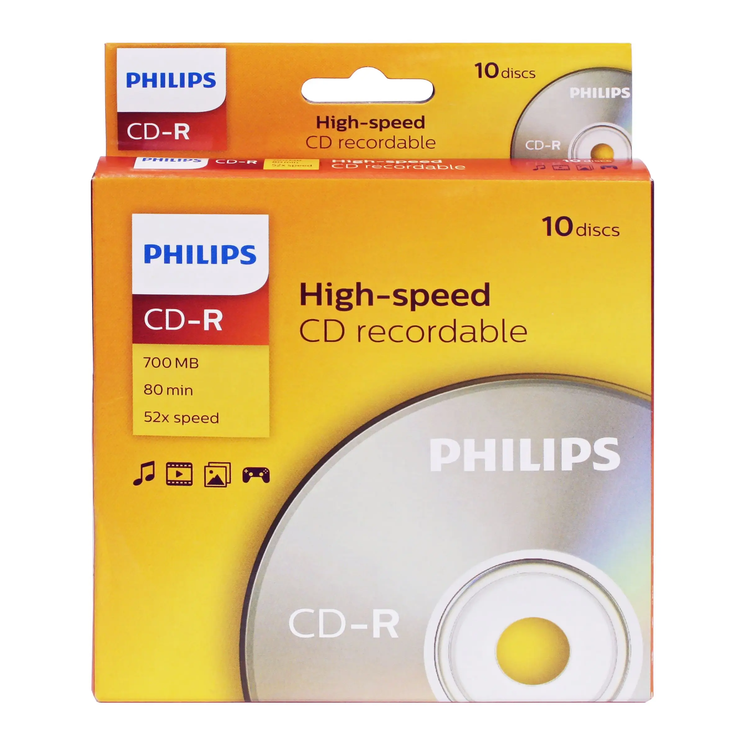 Philips CR7D5BB10/17 700 MB Yazılabilir Cdle