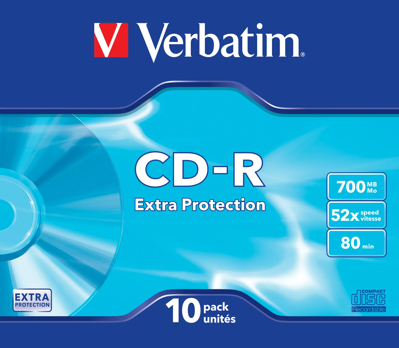 Verbatim CD-R Extra Protection 700 MB 43415