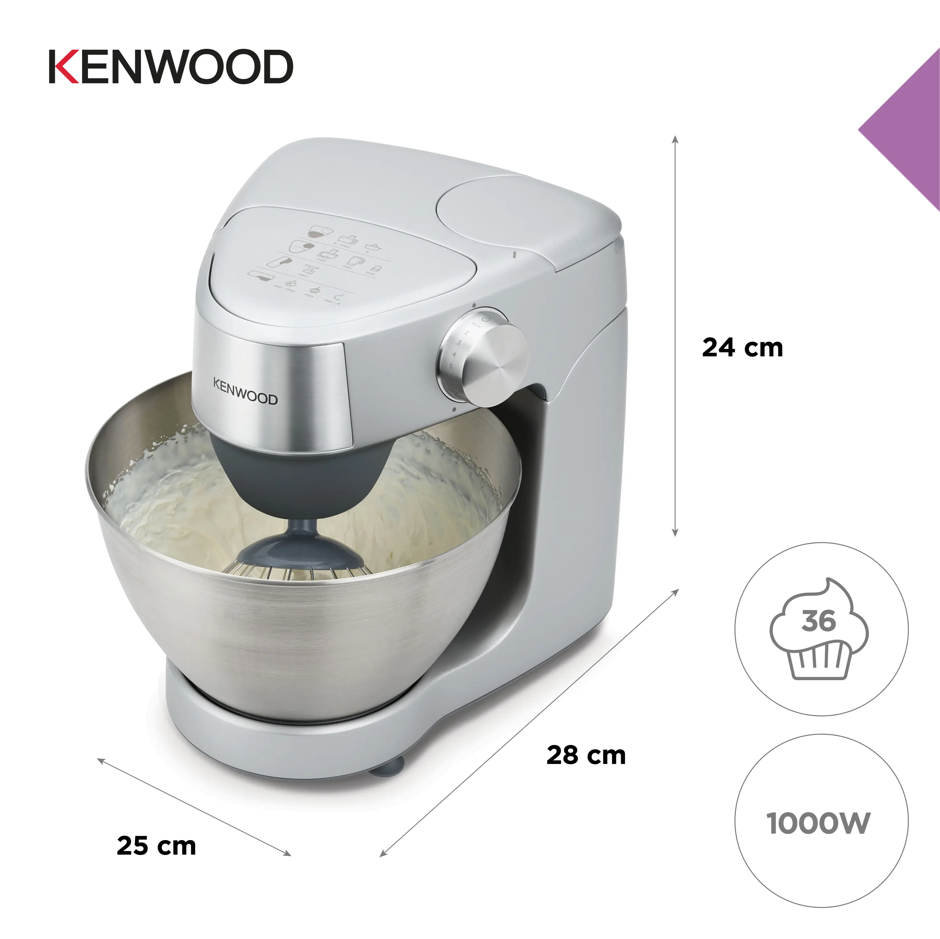 Kenwood Prospero+ 1000 W KHC29.J0SI Thumbnail 1