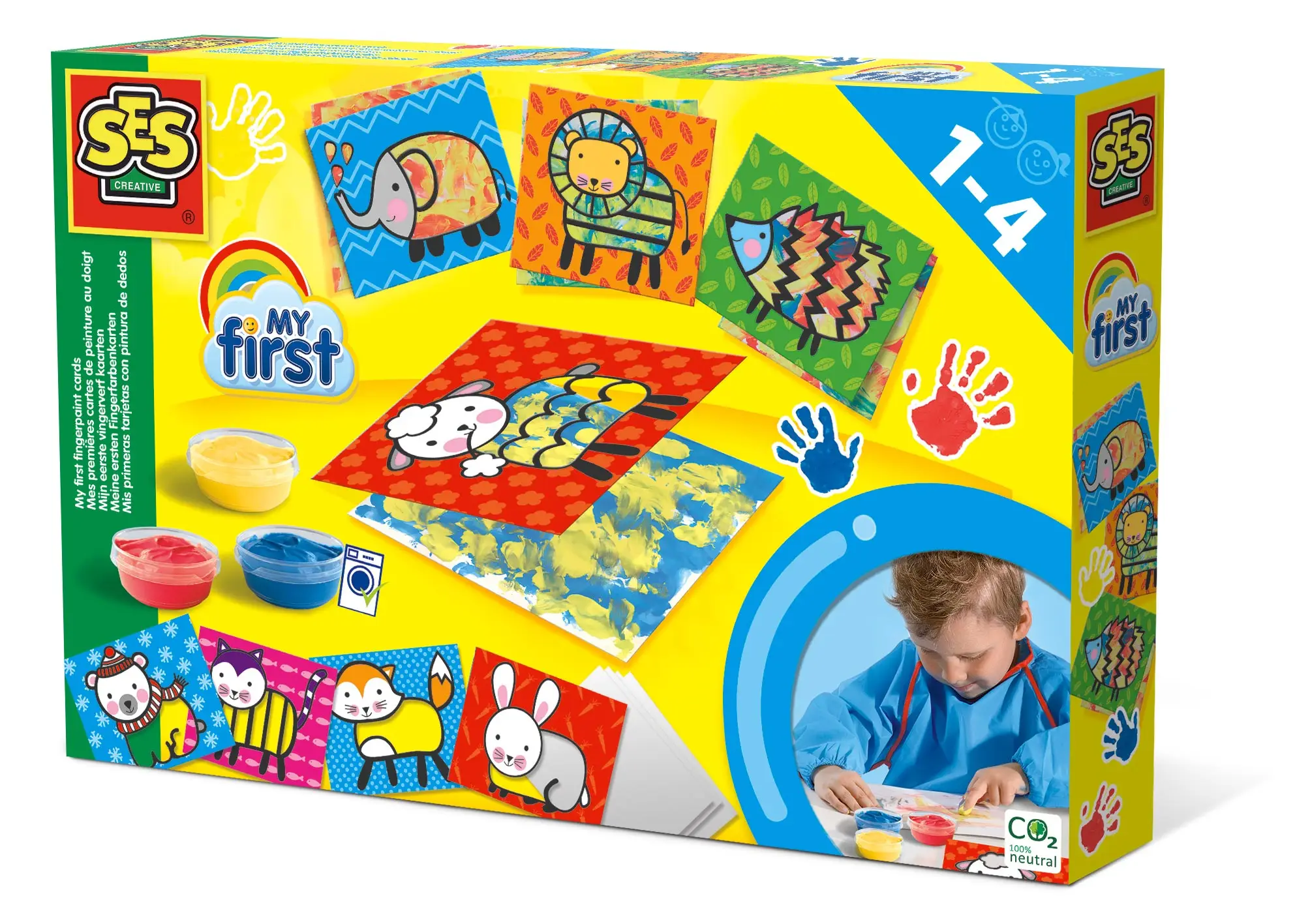 SES Creative 14415 Yıkanabilir Parmak Boyaları