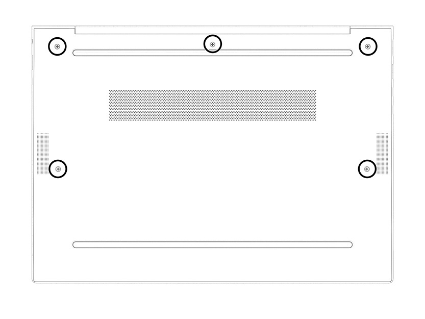 HP Orijinal Alüminyum Alt Kasa Kapağı (Base Enclosure)