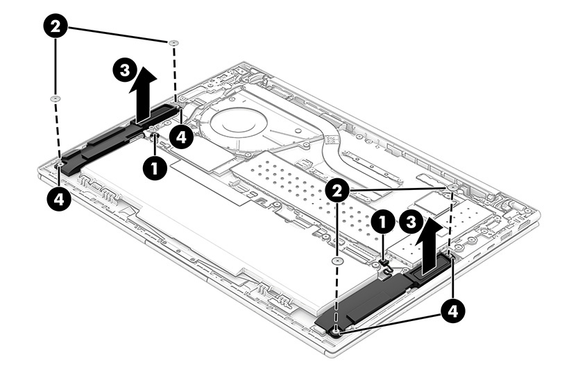 HP Dahili İşlemci Soğutma Fanı (15W U-Serisi Modeller İçin)