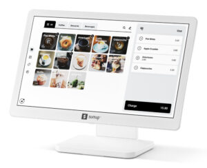 SumUp POS Lite & Solo 33 cm (13″) 1920 x 1080 Piksel Dokunmatik ekran Beyaz